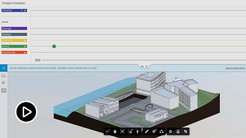 视频：BIM Collaborate Pro 中的设计协作演示