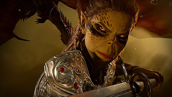 Lae’zel from Baldur’s Gate 3, created with products in Autodesk Media and Entertainment Collection 