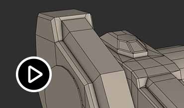 视频：在 3ds Max 中使用“智能挤出”构建详细的机器人